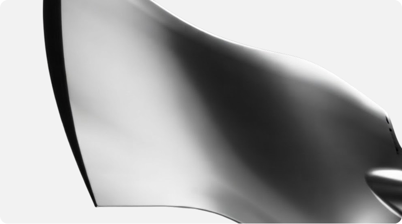 Close-up of a corrosion-resistant fan blade