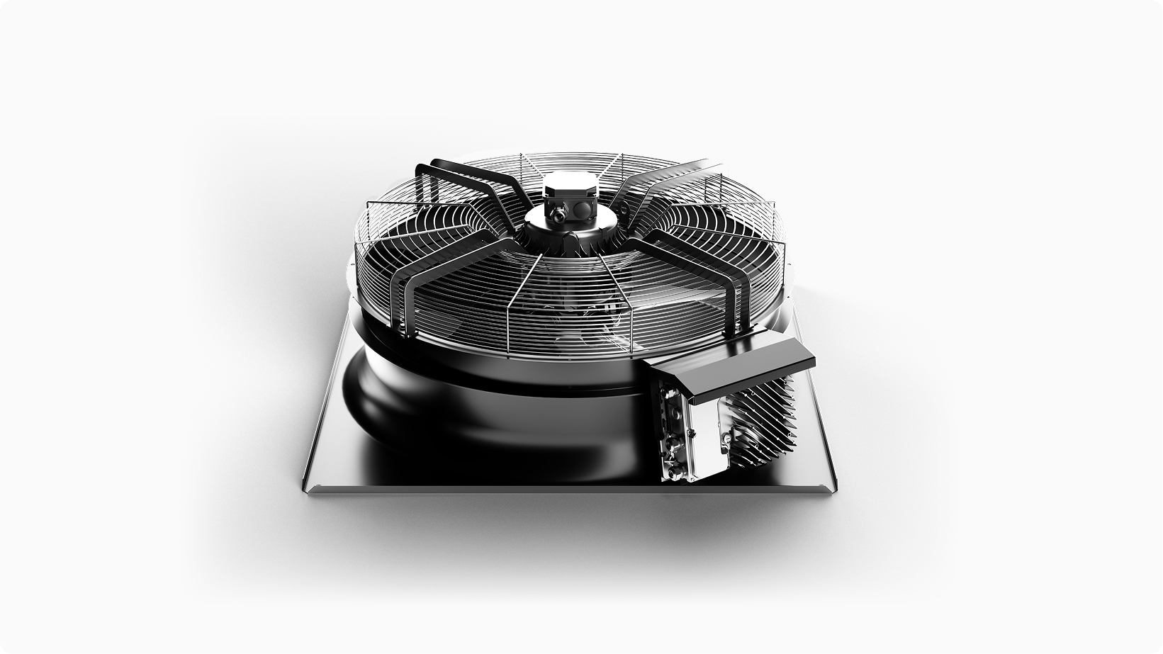 Large axial EC fan